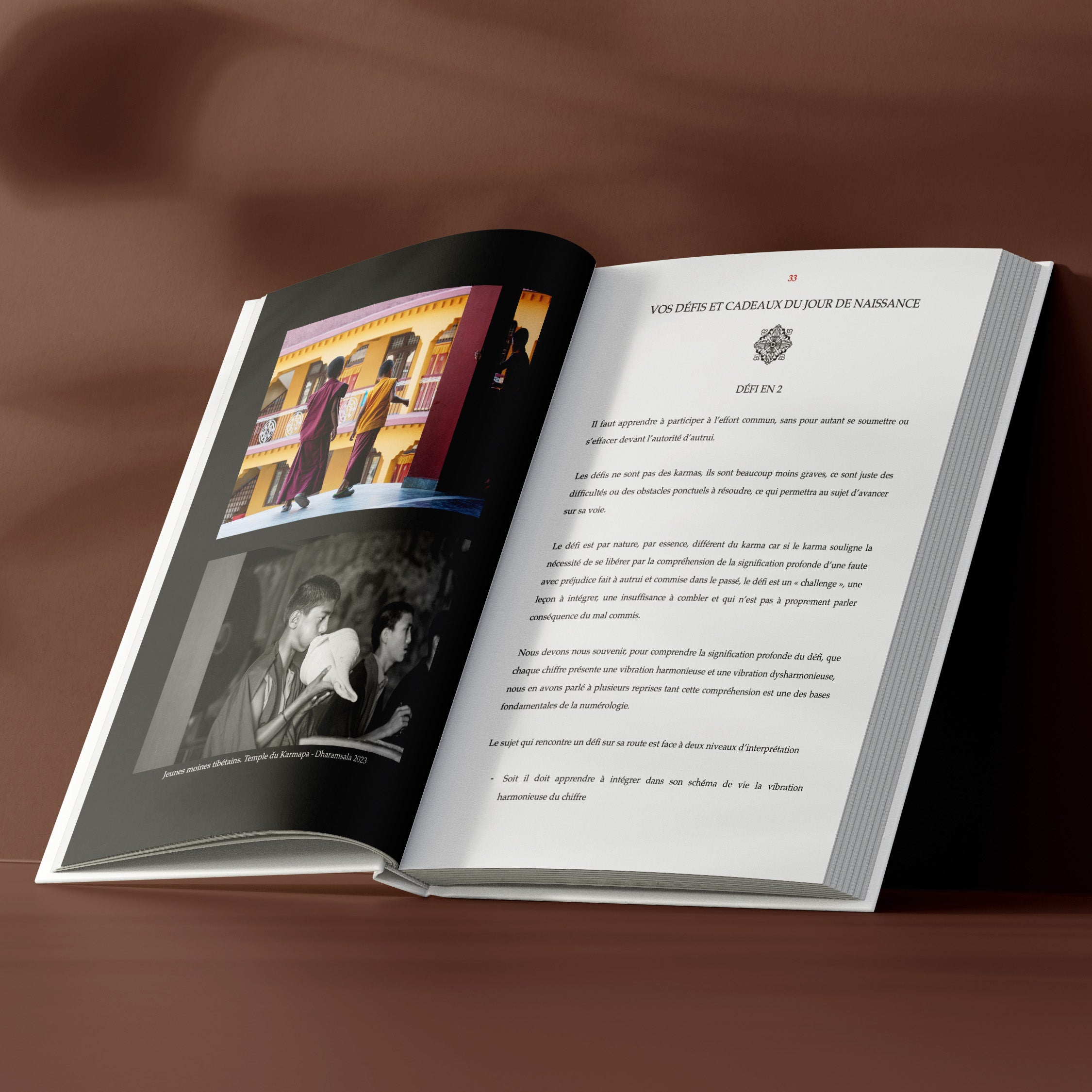 Livre de Vie Tibétain - Lecture personnelle de votre Numérologie Karmique Tibétaine selon vos noms et date de naissance